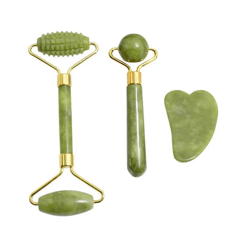 Jade Roller and Gua Sha Set