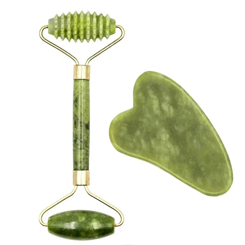 Jade Roller and Gua Sha Set