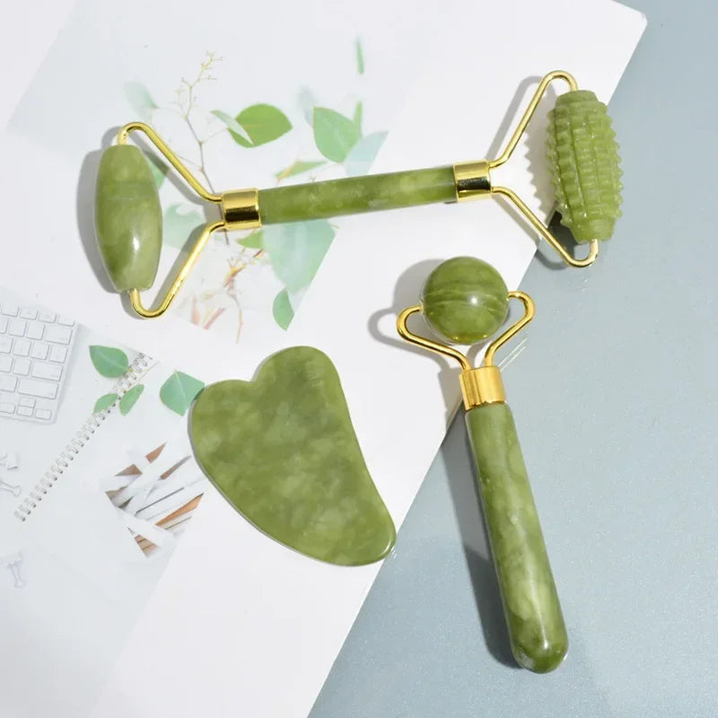 Jade Roller and Gua Sha Set