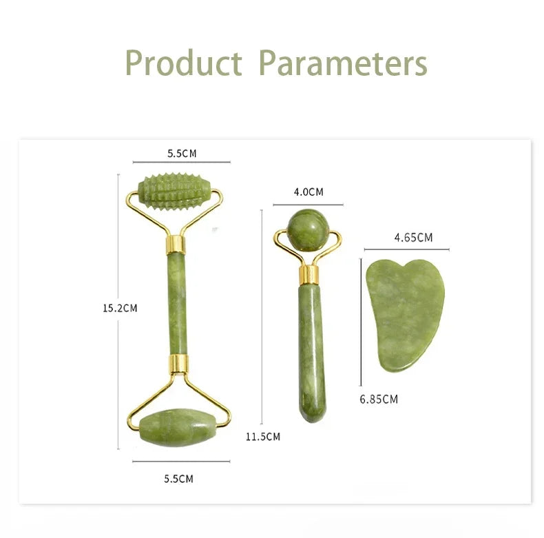 Jade Roller and Gua Sha Set
