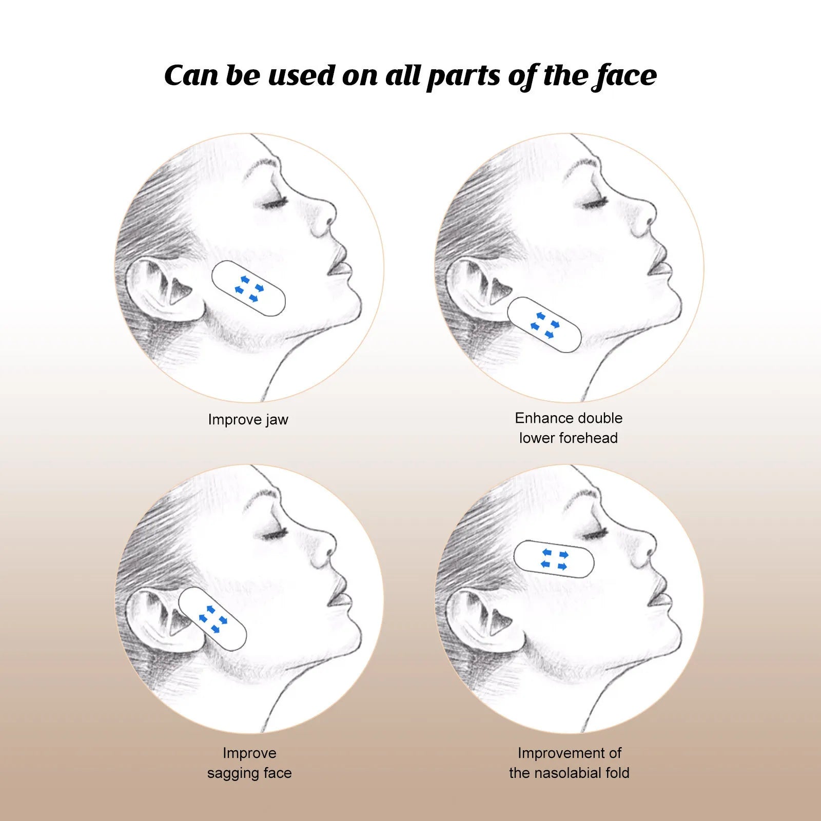 Invisible Face-Lifting Tape