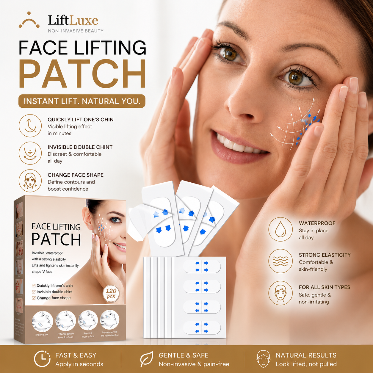 Invisible Face-Lifting Tape