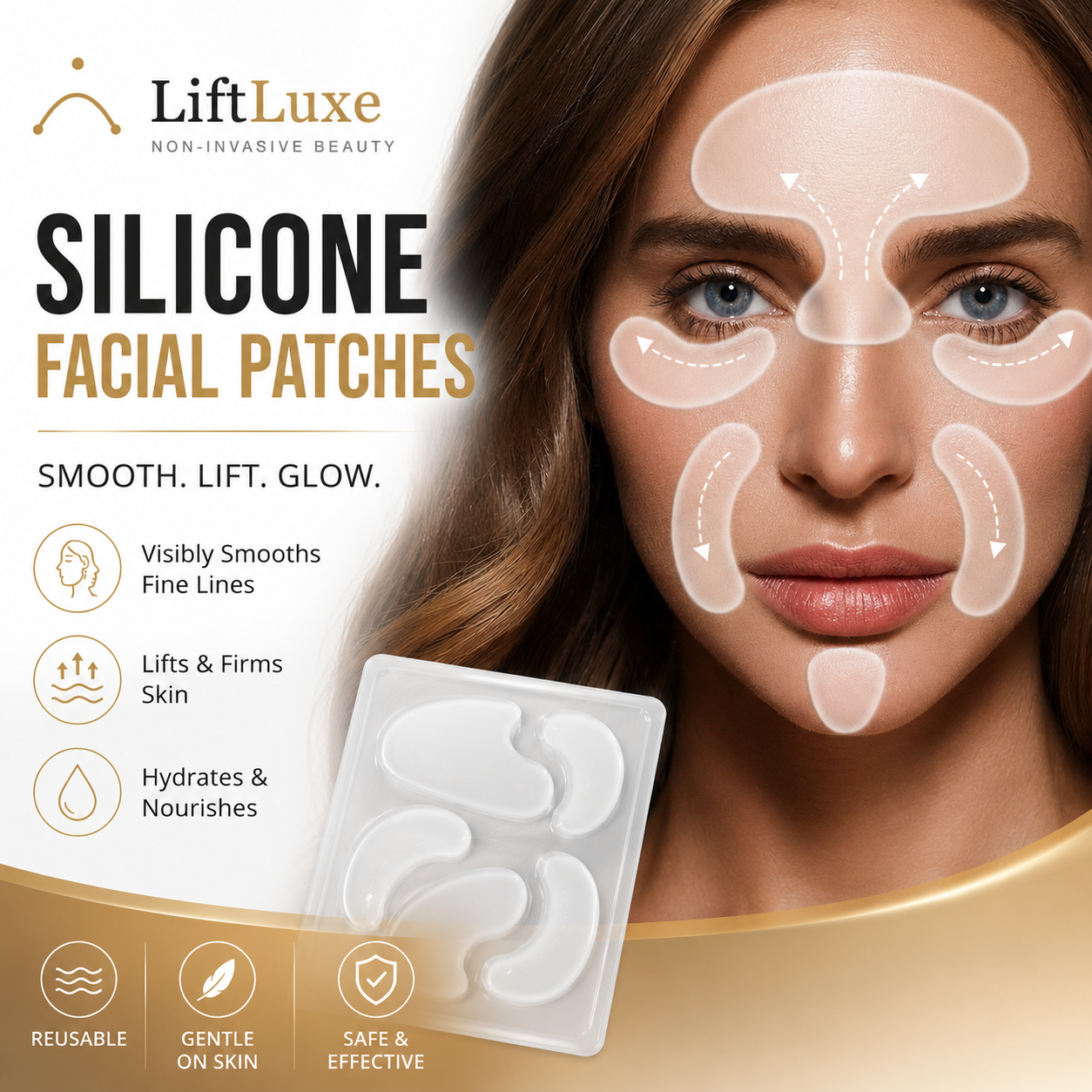 Silicone Anti-Wrinkle Patches